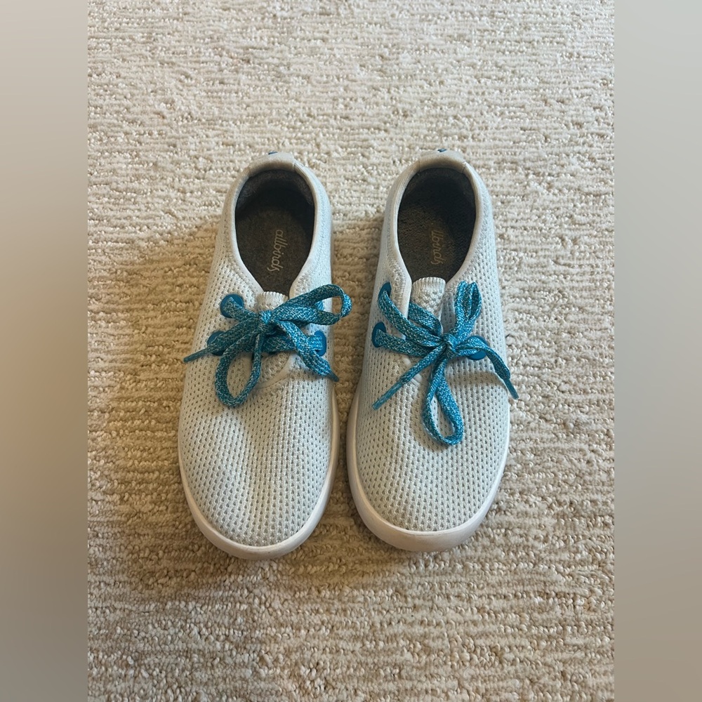 Allbirds Women’s Sneakers with Blue Laces